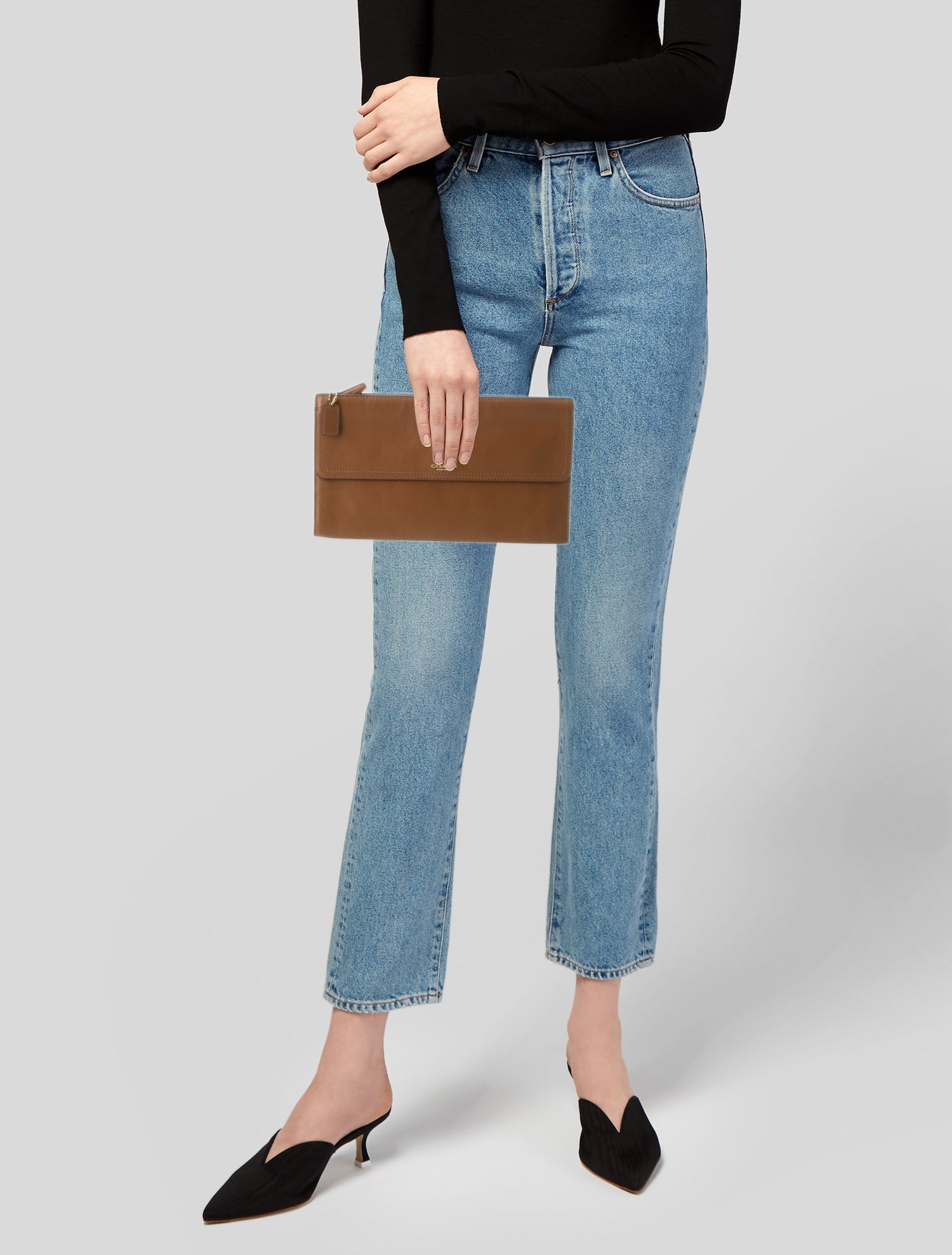 Coach Leather Portfolio